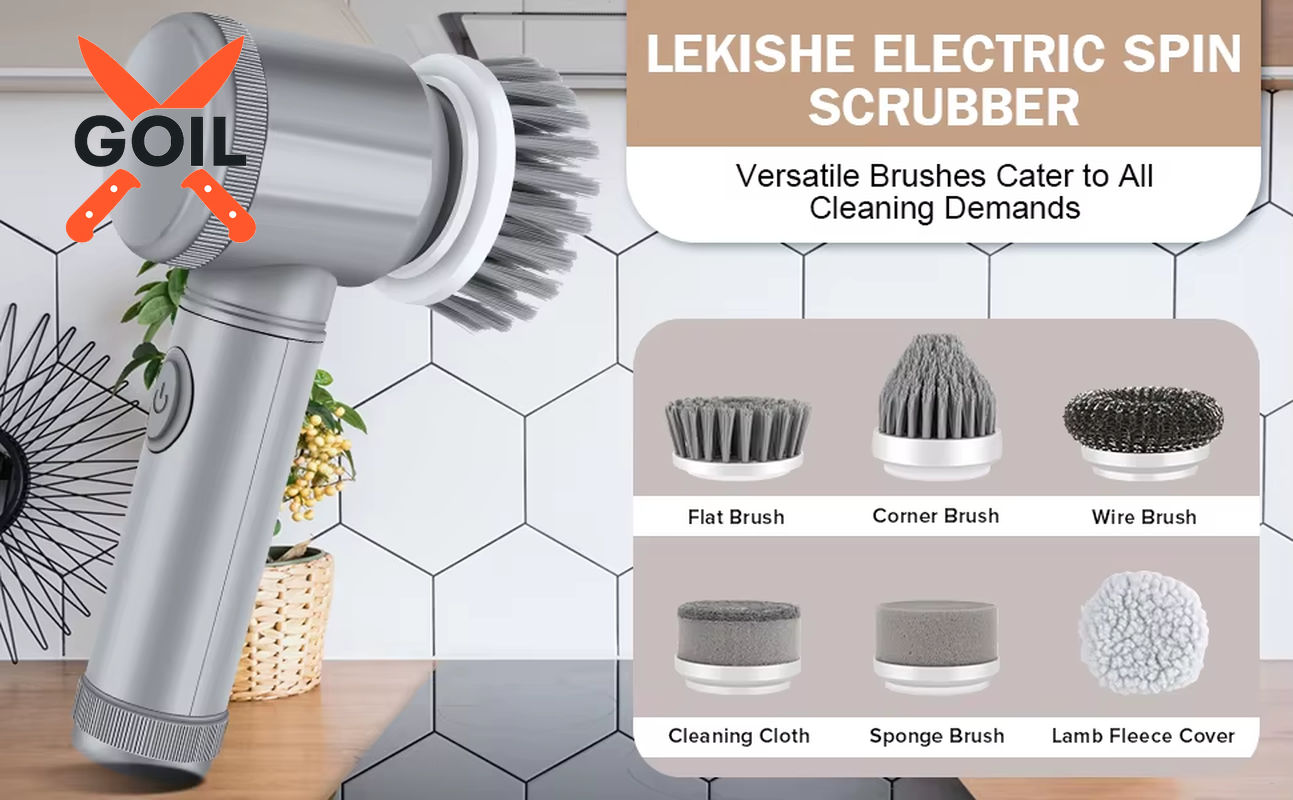 Powerful Cordless Brush Scrubber – Deep Clean Made Easy
