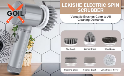 Powerful Cordless Brush Scrubber – Deep Clean Made Easy